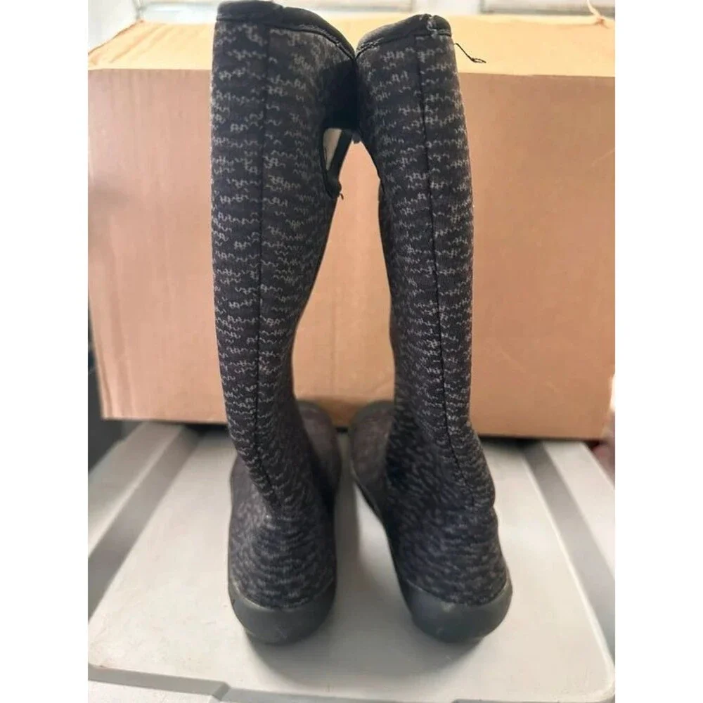 BOGS Waterproof Mid Calf Rain Boots, Summit Knit